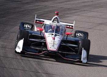Newgarden wins second Gateway race after close strategy battle