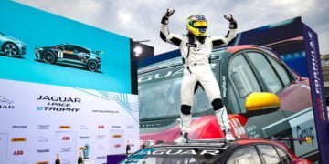 Simon Evans takes I-PACE eTROPHY title in series’ final race