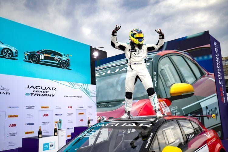 Simon Evans takes I-PACE eTROPHY title in series’ final race