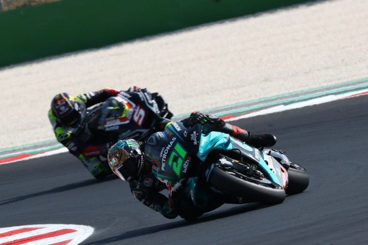 Morbidelli quickest for Petronas SRT Yamaha in Catalan MotoGP FP2 ahead of Zarco