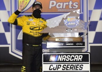 Brad Keselowski leads nearly half of Richmond Raceway event