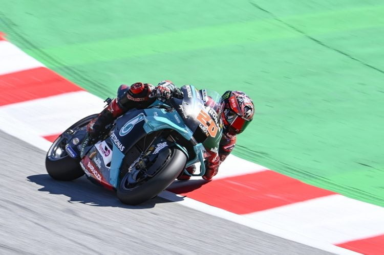 Quartararo fends off Mir to claim victory in Catalan MotoGP, Dovizioso crashes out