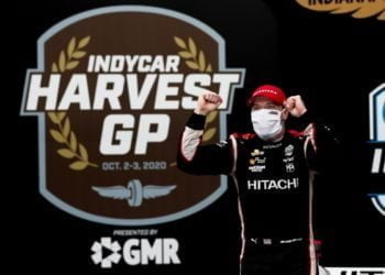 Newgarden romps to victory in Harvest GP race one thriller