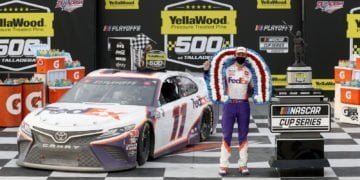 Denny Hamlin notches seventh win of season at Talladega
