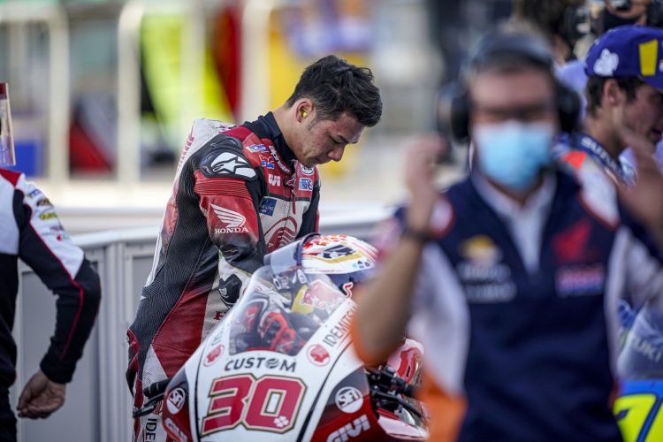 Nakagami “surprised” by Marquez’s “extra side grip”