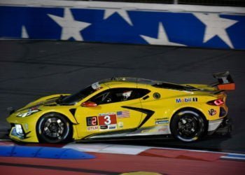 Garcia and Taylor win delayed, wet and wild Charlotte Roval race