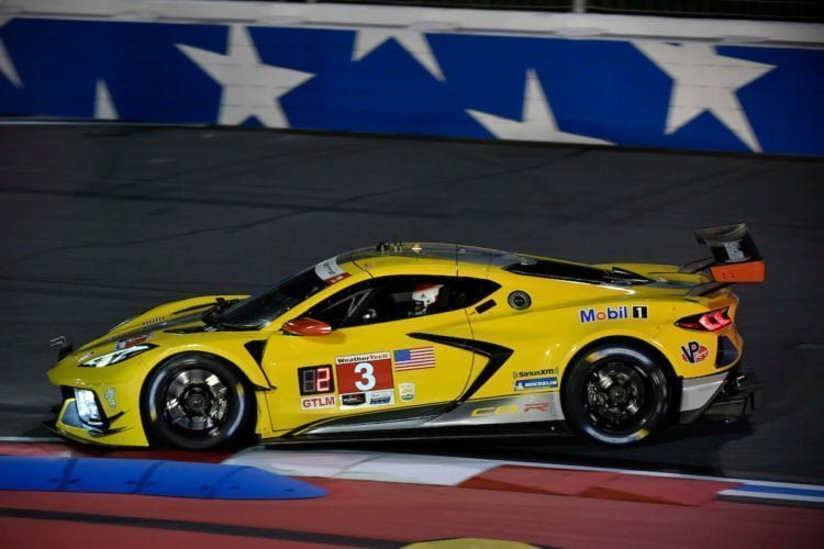 Garcia and Taylor win delayed, wet and wild Charlotte Roval race