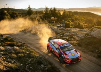 Sordo leads on dramatic Saturday at Rally Italia Sardegna