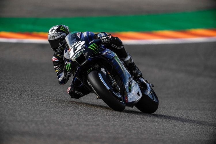 Viñales leads all-Yamaha top 3 in Aragon FP2