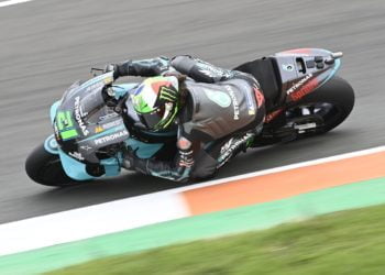 Morbidelli launches to Valencia GP pole, Mir 12th