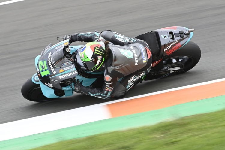 Morbidelli launches to Valencia GP pole, Mir 12th