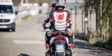 ‘Comfortable’ Nakagami surprised to crash out of Valencia GP