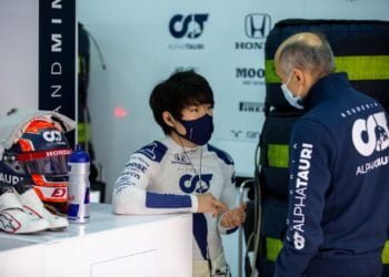 In photos: Tsunoda makes F1 test debut at Imola