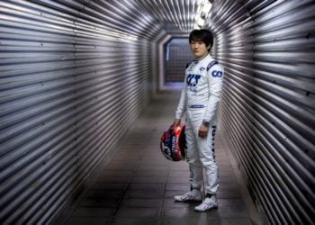 In photos: Tsunoda makes F1 test debut at Imola