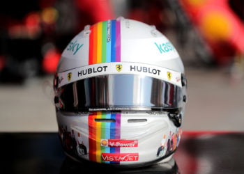 Vettel’s ‘Diversity’ helmet raises €225,000 for charity