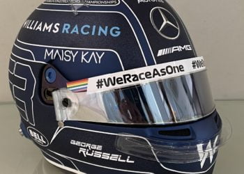 Russell to wear Williams tribute helmet for Abu Dhabi GP