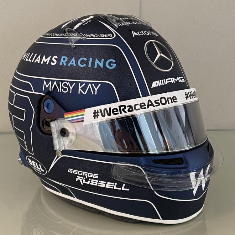 Russell to wear Williams tribute helmet for Abu Dhabi GP
