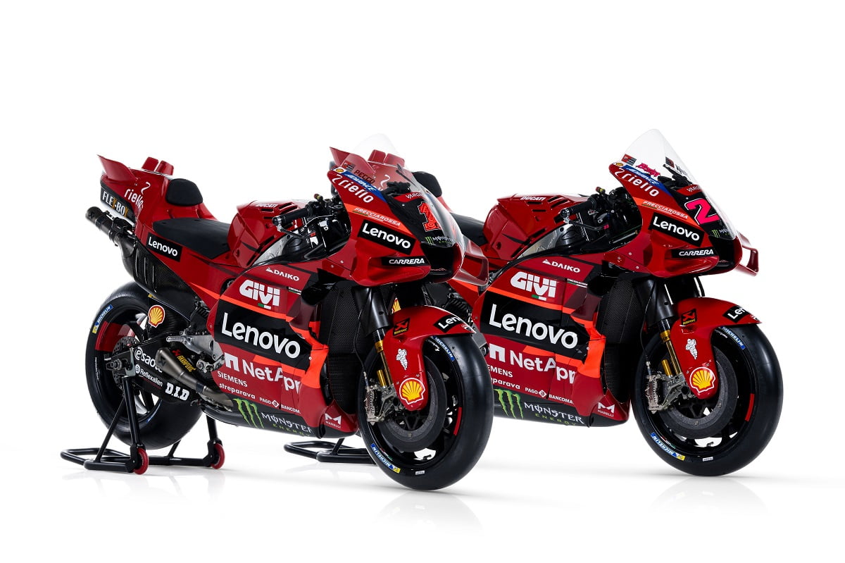Ducati unveils 2023 MotoGP challenger as Bagnaia confirms race number