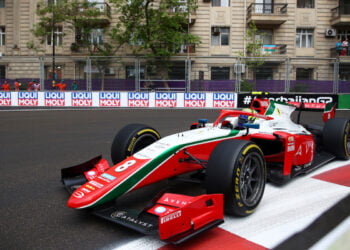 Bearman heads Hadjar in F2 practice