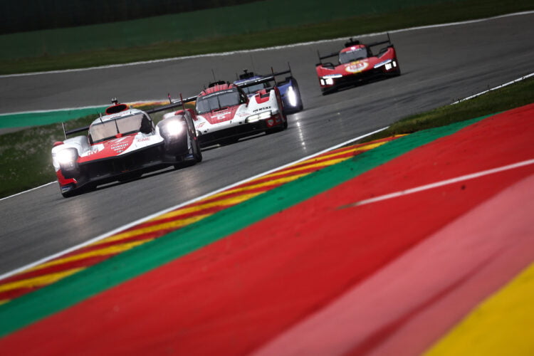 Toyota take 1-2 at Spa, Ferrari third after last lap battle