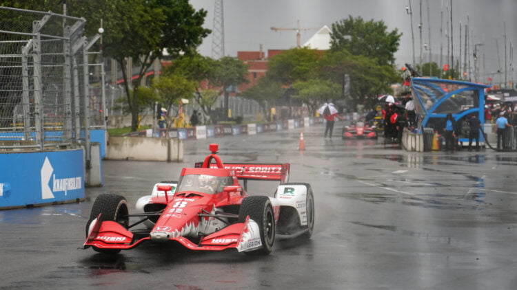 Ericsson tops rain-shortened second IndyCar practice