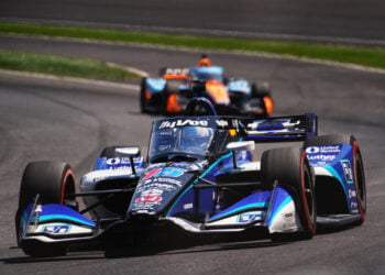 Rahal blames blistered tire in qualifying for lost victory chances