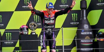 Espargaro: ‘Very important’ Aprilia upgrade ‘the key’ to Silverstone win