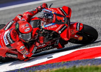 Bagnaia flies to fifth pole of 2023 in Austria ahead of Vinales