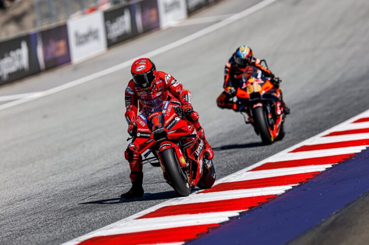 Bagnaia: Improved standing starts crucial to holding off Austrian KTM charge
