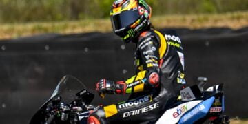 Bezzecchi smashes lap record to lead rain-affected Austrian FP2