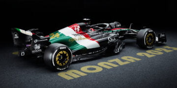 Alfa Romeo F1 unveil special Monza livery