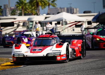 Nasr leads at Daytona for Porsche with under two hours to go