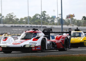 Nasr leads Daytona 24 Hours for Porsche, 10 hours in