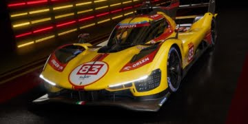 AF Corse showcases prominently yellow livery for #83 499P