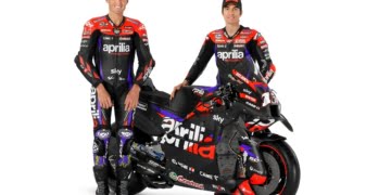 Aprilia unleashes tweaked 2024 MotoGP livery ahead of Qatar test