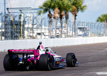 Rosenqvist tops first IndyCar practice session from St. Pete