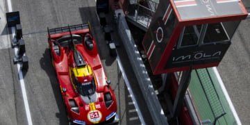 Giovinazzi leads Ferrari one-two after two hours at Imola