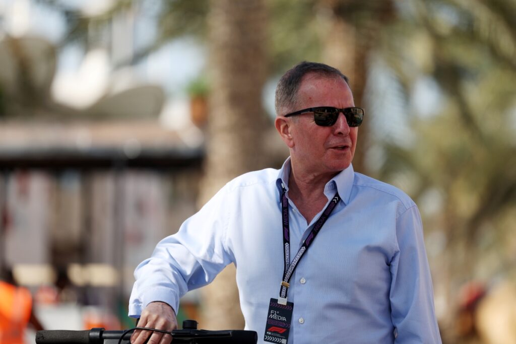 Martin Brundle at Bahrain GP