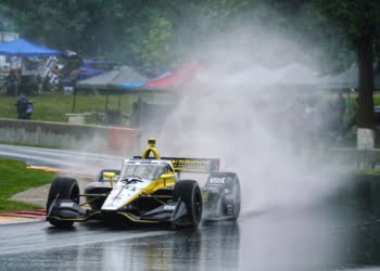 Herta holds the line in wet second IndyCar practice