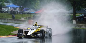 Herta holds the line in wet second IndyCar practice