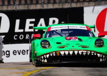 Heinrich secures GTD Pro victory for ‘Rexy’ in hectic IMSA Detroit sprint