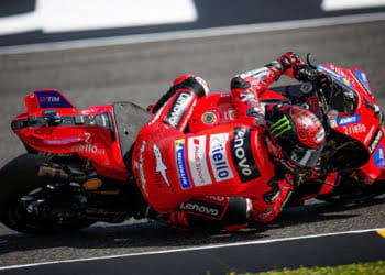 Bagnaia sets lap record in second MotoGP practice in Assen