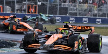 Stella explains why McLaren lapped seconds faster in Canada F1 mixed conditions