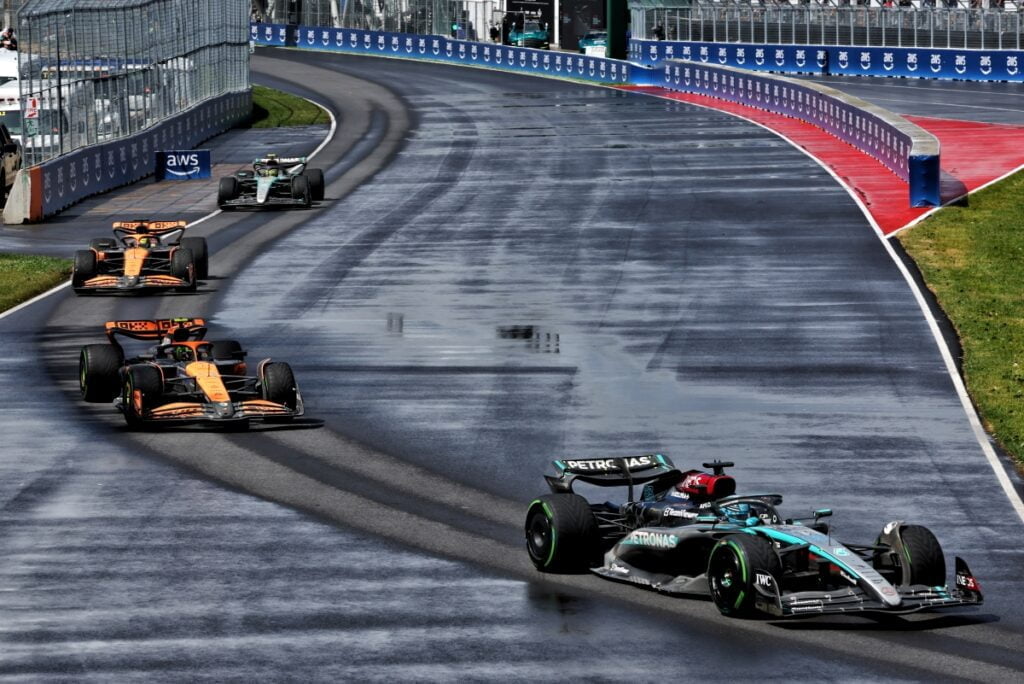 George Russell (GBR) Mercedes AMG F1 <a href=