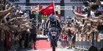Razgatlioglu seals WorldSBK treble at Misano