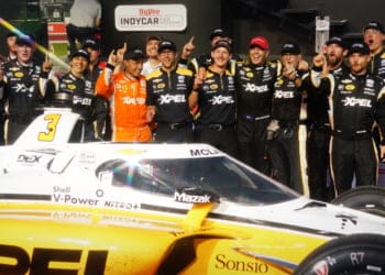 McLaughlin wins IndyCar’s evening race from Iowa Speedway