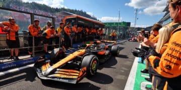 McLaren’s F1 title hopes will dissuade ‘adventurous strategies’ like Russell at Spa