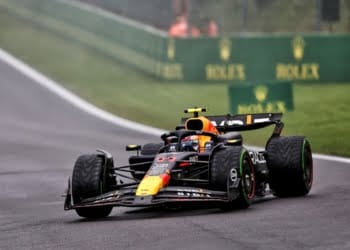 Perez didn’t ‘forget how to drive’ as he bags F1 front row in Spa