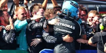 Russell repels Hamilton as Mercedes claim 1-2 in F1 Belgian GP