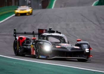 Conway leads for Toyota after two hours at Interlagos